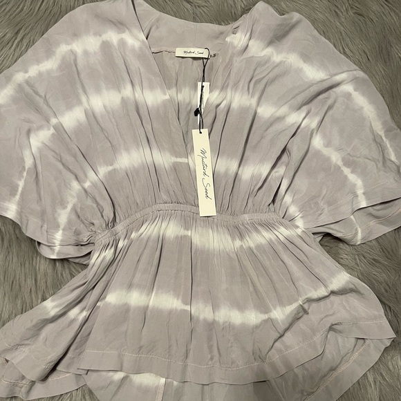 Mustard Seed Tops - Mustard seed kimono tie dye top small NWT